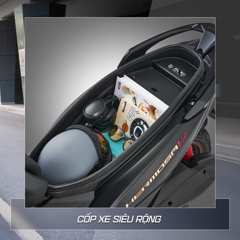 Cốp xe rộng lớn